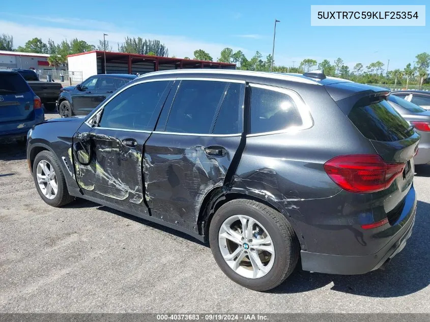 5UXTR7C59KLF25354 2019 BMW X3 Sdrive30I