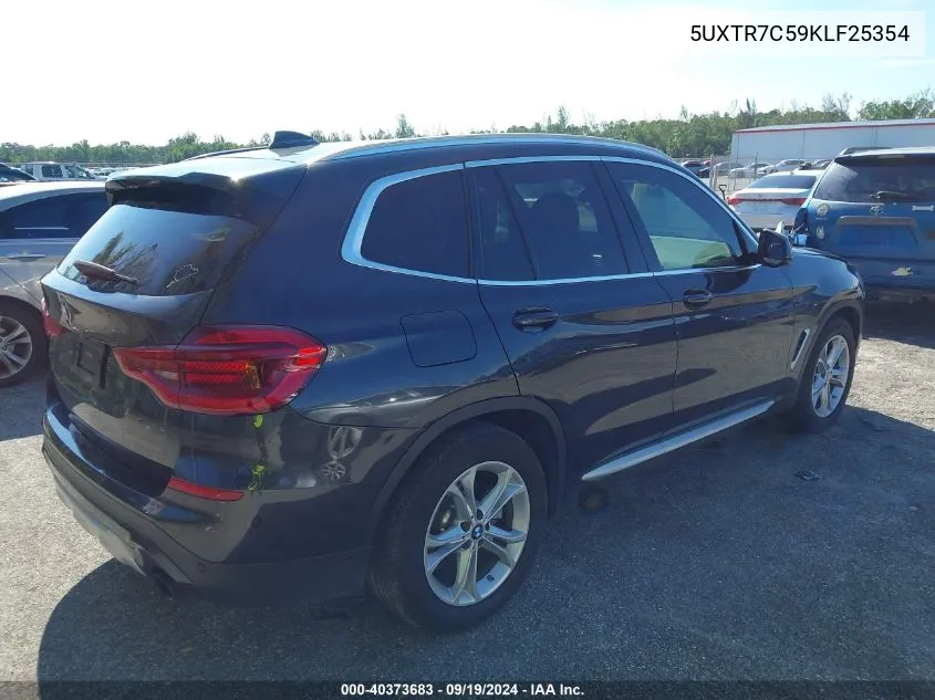 2019 BMW X3 Sdrive30I VIN: 5UXTR7C59KLF25354 Lot: 40373683