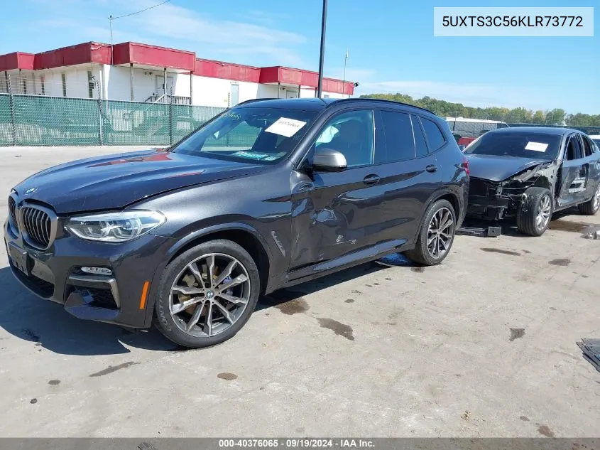 2019 BMW X3 M40I VIN: 5UXTS3C56KLR73772 Lot: 40376065