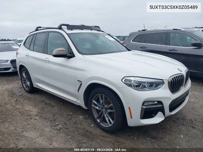 2019 BMW X3 M40I VIN: 5UXTS3C5XK0Z05489 Lot: 40383118