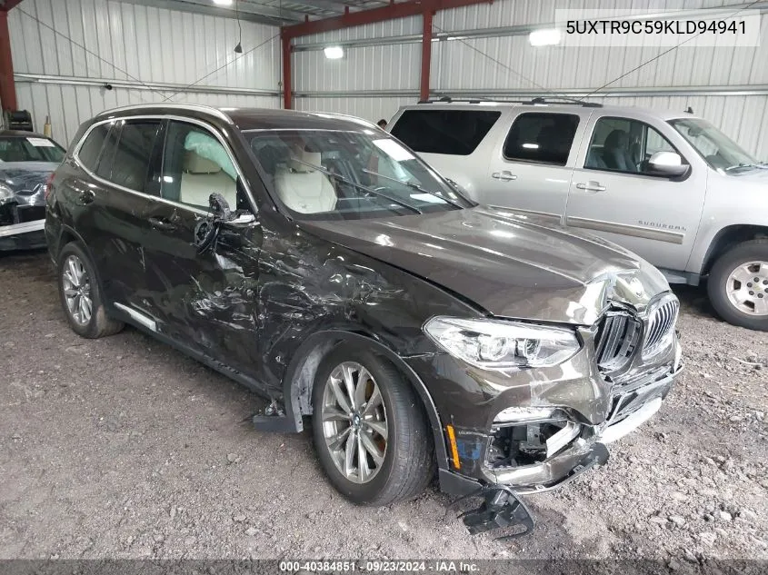 5UXTR9C59KLD94941 2019 BMW X3 xDrive30I