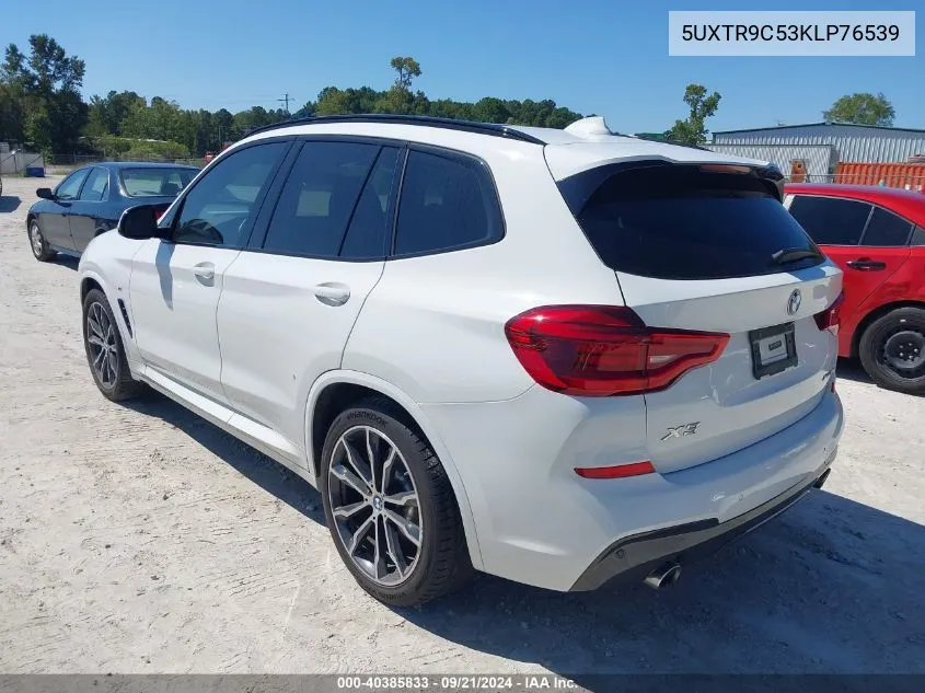 5UXTR9C53KLP76539 2019 BMW X3 xDrive30I