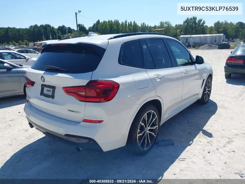 5UXTR9C53KLP76539 2019 BMW X3 xDrive30I