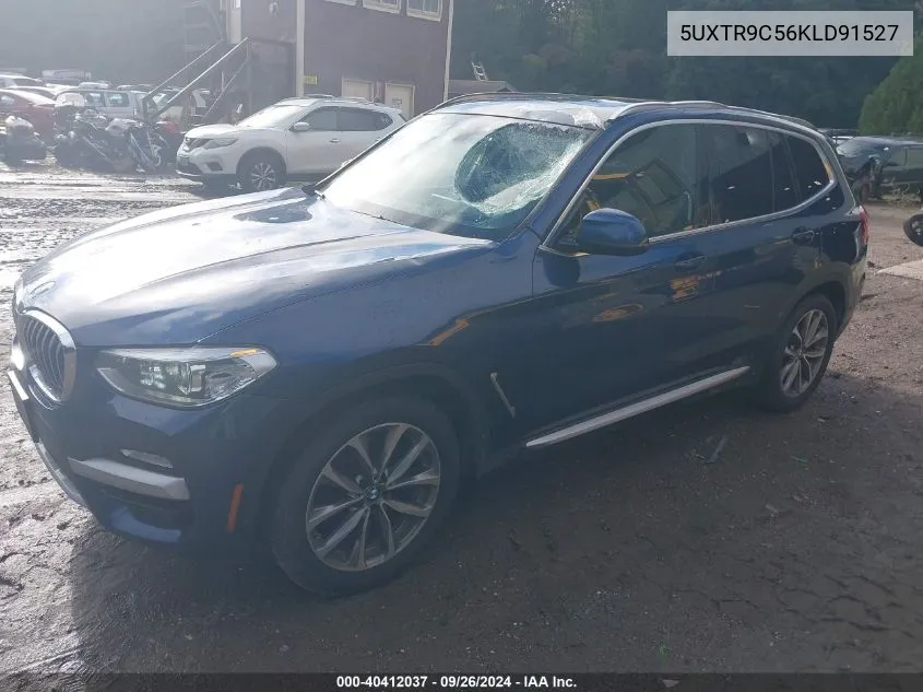 2019 BMW X3 xDrive30I VIN: 5UXTR9C56KLD91527 Lot: 40412037