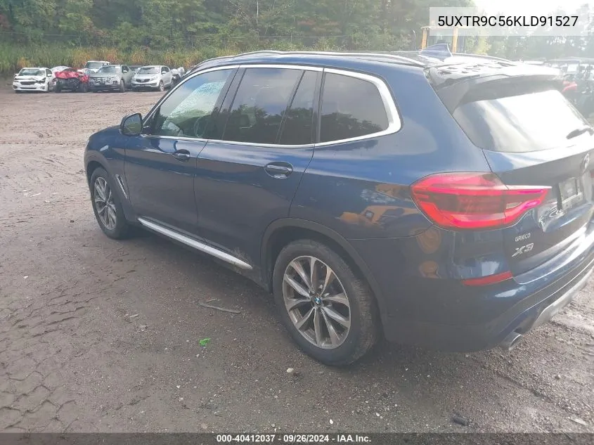 2019 BMW X3 xDrive30I VIN: 5UXTR9C56KLD91527 Lot: 40412037