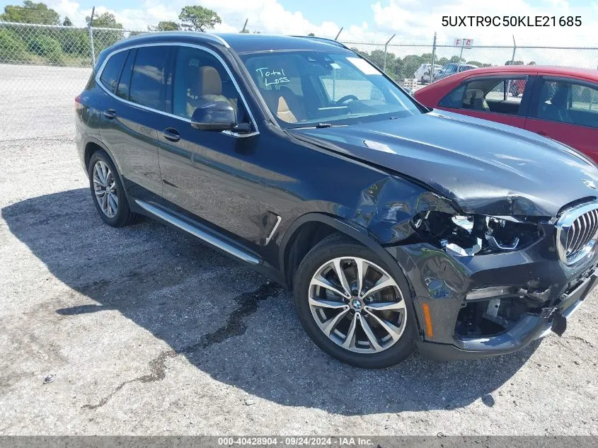 2019 BMW X3 xDrive30I VIN: 5UXTR9C50KLE21685 Lot: 40428904