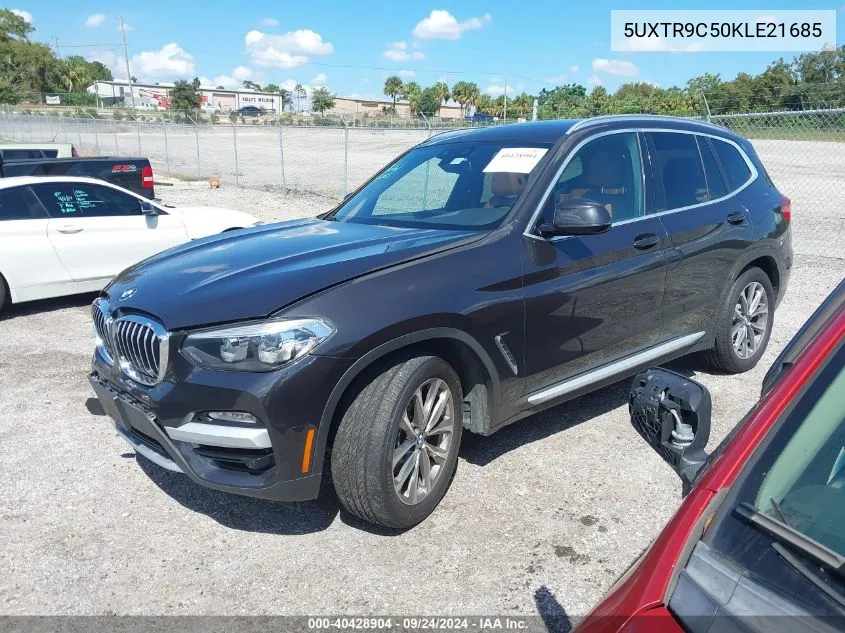 2019 BMW X3 xDrive30I VIN: 5UXTR9C50KLE21685 Lot: 40428904