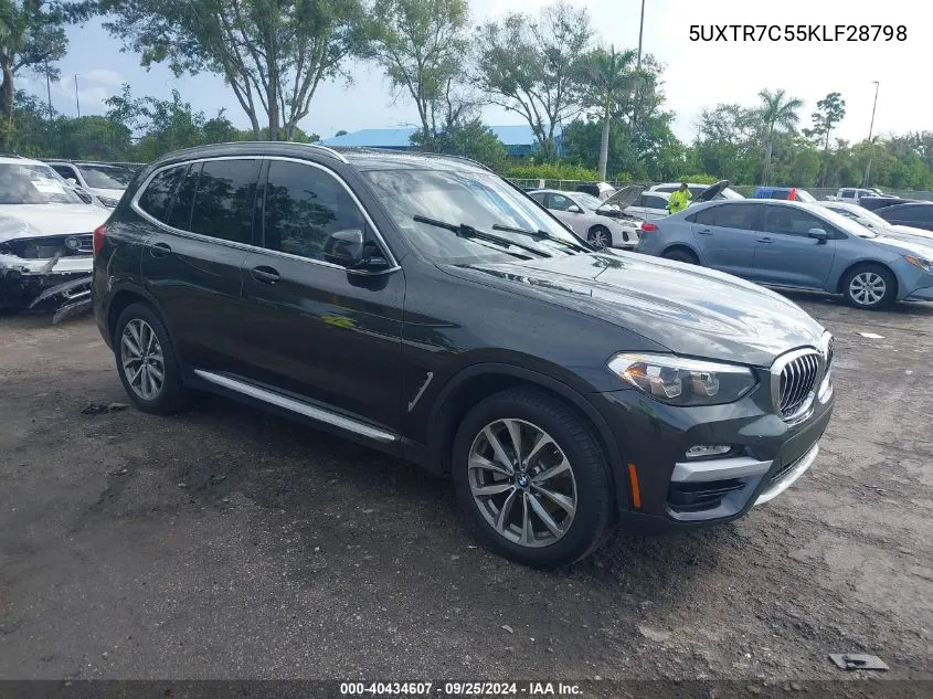 5UXTR7C55KLF28798 2019 BMW X3 Sdrive30I