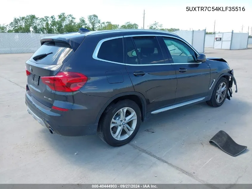 2019 BMW X3 Sdrive30I VIN: 5UXTR7C54KLF35516 Lot: 40444903