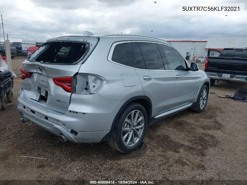 2019 BMW X3 Sdrive30I VIN: 5UXTR7C56KLF32021 Lot: 40508415