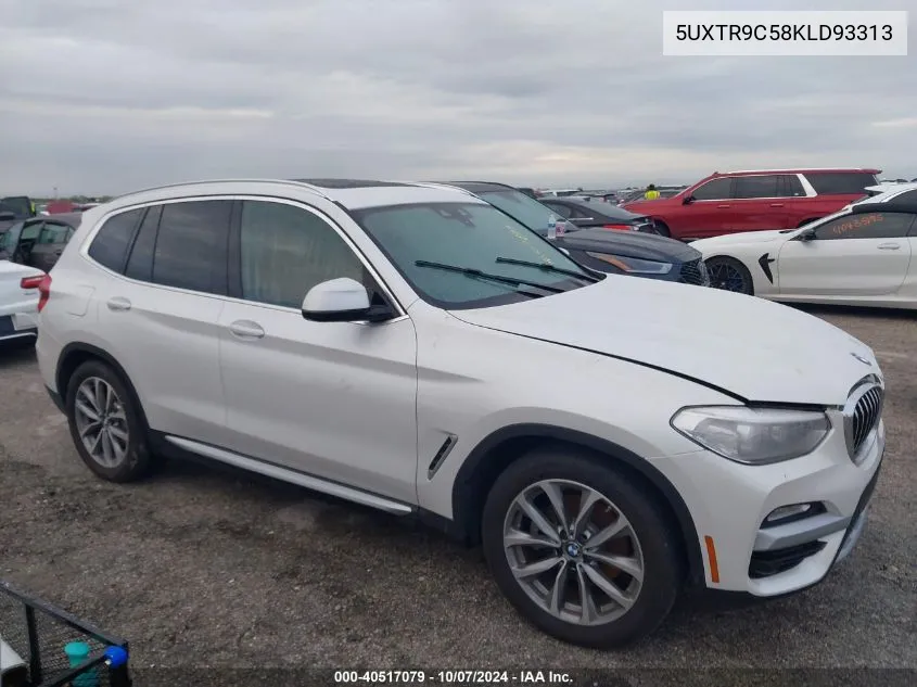 5UXTR9C58KLD93313 2019 BMW X3 xDrive30I