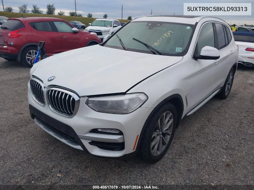 5UXTR9C58KLD93313 2019 BMW X3 xDrive30I