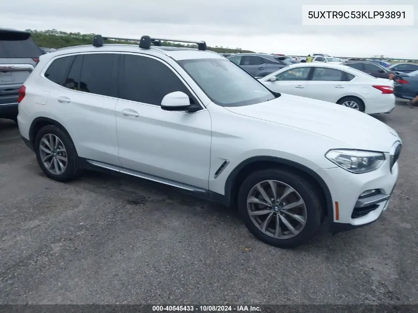 5UXTR9C53KLP93891 2019 BMW X3 xDrive30I