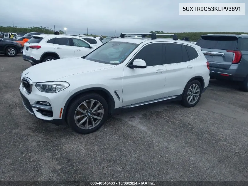 5UXTR9C53KLP93891 2019 BMW X3 xDrive30I