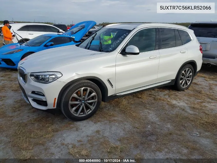 2019 BMW X3 Sdrive30I VIN: 5UXTR7C56KLR52066 Lot: 40548893