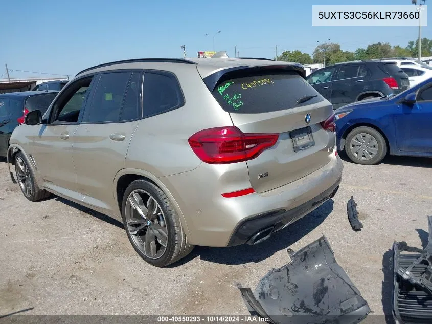 2019 BMW X3 M40I VIN: 5UXTS3C56KLR73660 Lot: 40550293