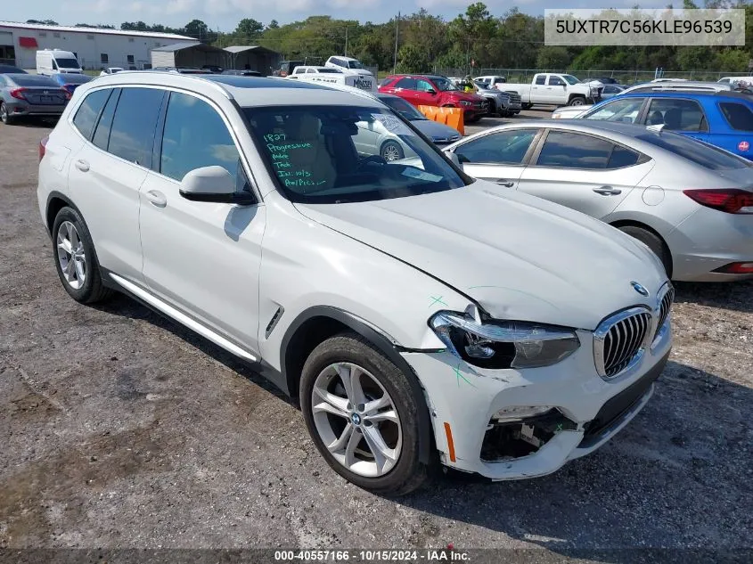 5UXTR7C56KLE96539 2019 BMW X3 Sdrive30I