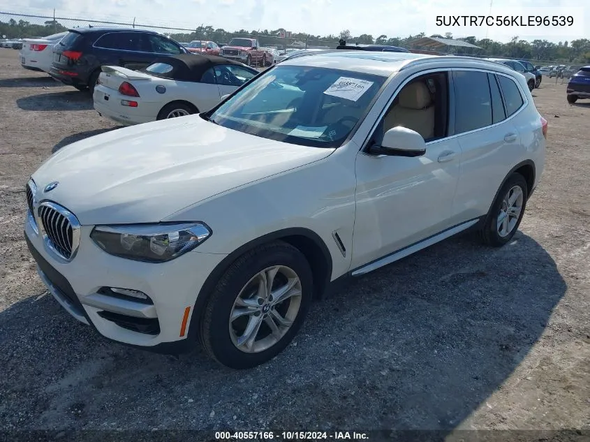 2019 BMW X3 Sdrive30I VIN: 5UXTR7C56KLE96539 Lot: 40557166