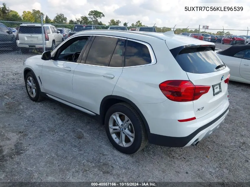 5UXTR7C56KLE96539 2019 BMW X3 Sdrive30I