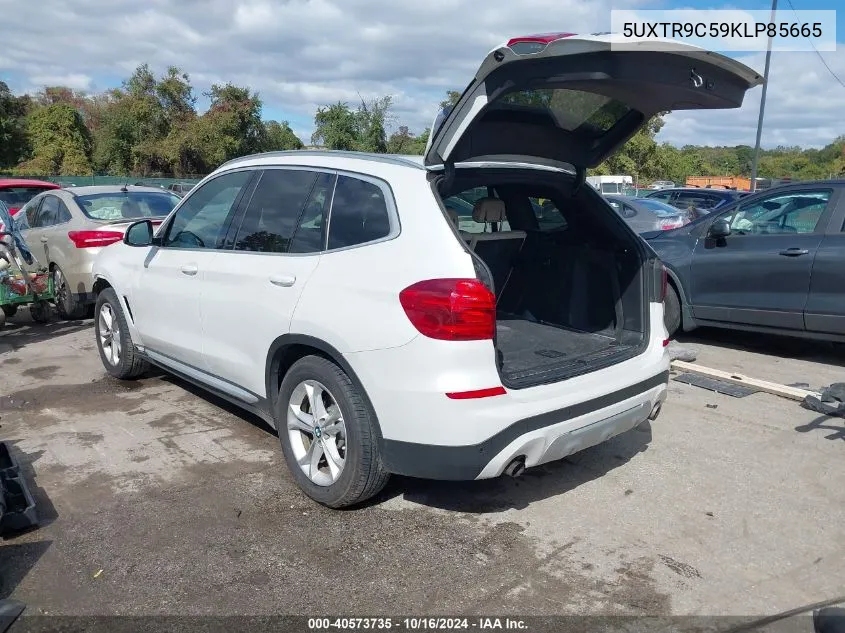 5UXTR9C59KLP85665 2019 BMW X3 xDrive30I