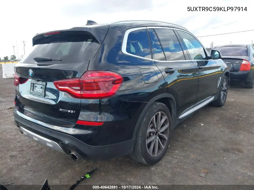 2019 BMW X3 xDrive30I VIN: 5UXTR9C59KLP97914 Lot: 40642891