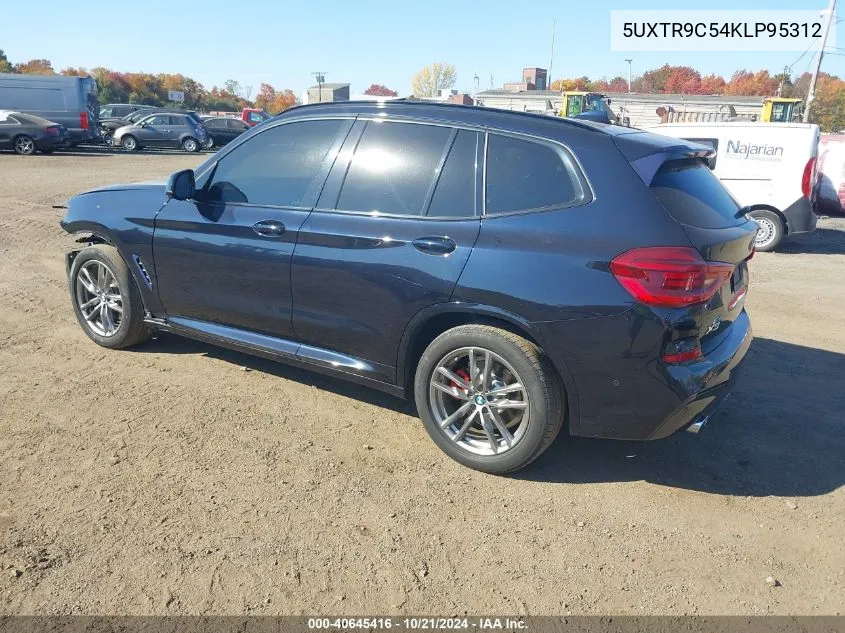 2019 BMW X3 xDrive30I VIN: 5UXTR9C54KLP95312 Lot: 40645416