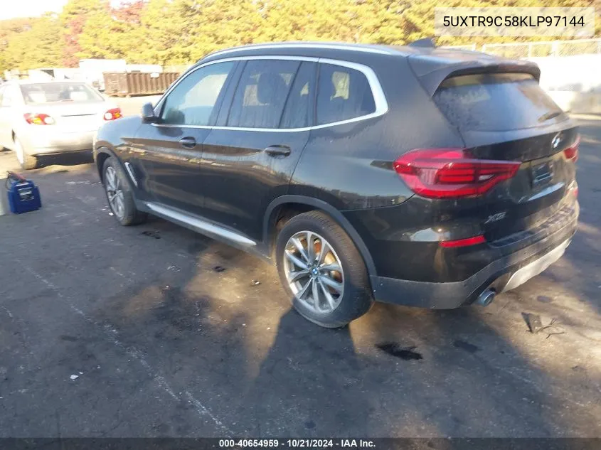 2019 BMW X3 xDrive30I VIN: 5UXTR9C58KLP97144 Lot: 40654959