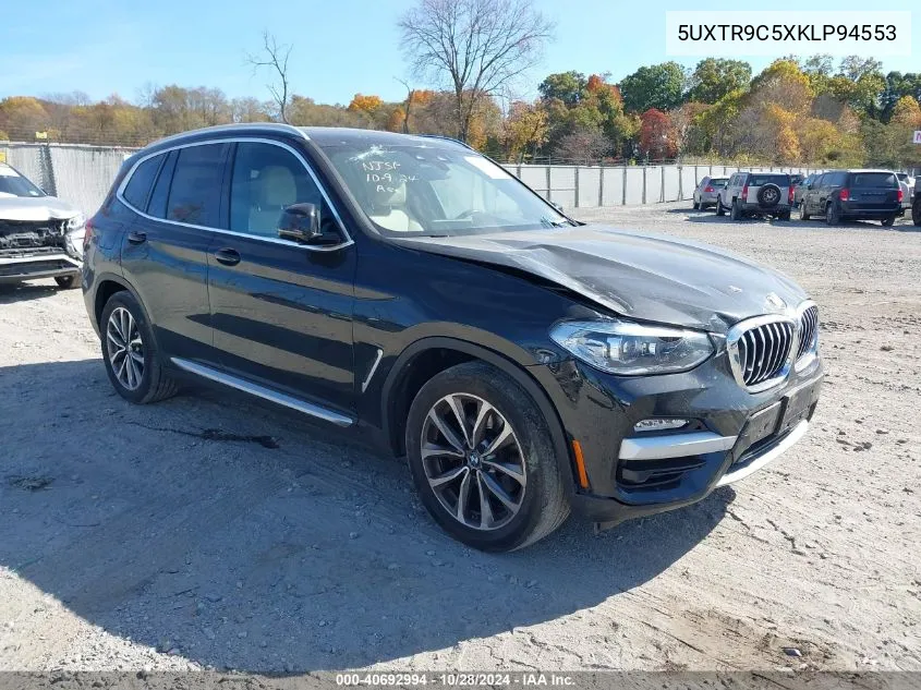 2019 BMW X3 xDrive30I VIN: 5UXTR9C5XKLP94553 Lot: 40692994