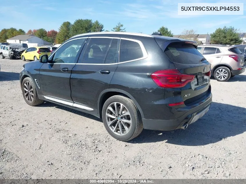 5UXTR9C5XKLP94553 2019 BMW X3 xDrive30I