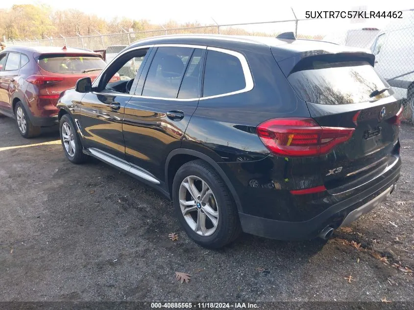 2019 BMW X3 Sdrive30I VIN: 5UXTR7C57KLR44462 Lot: 40885565