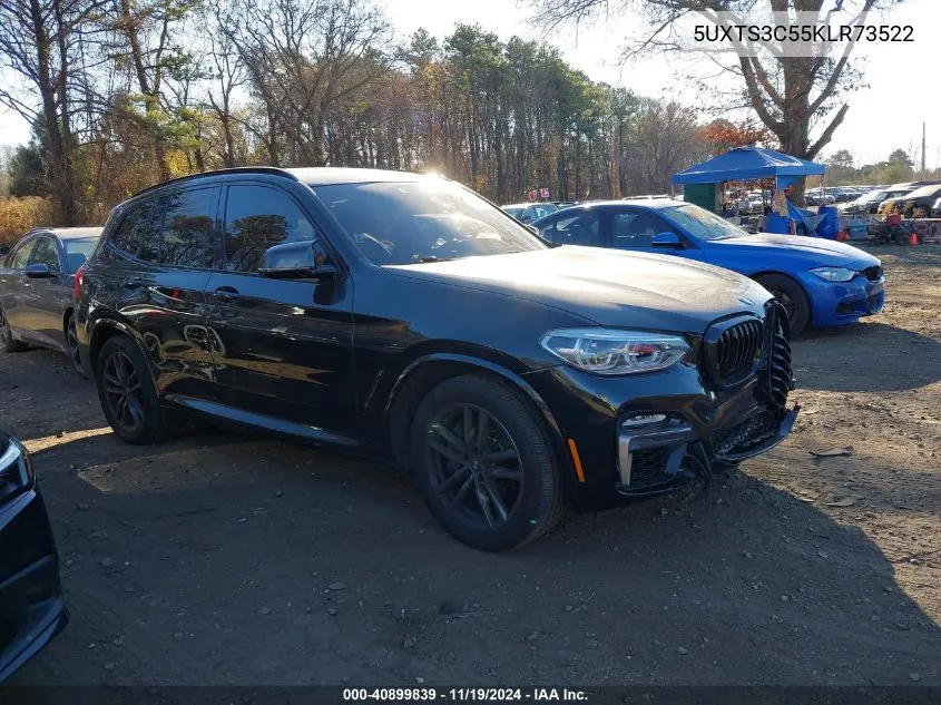 2019 BMW X3 M40I VIN: 5UXTS3C55KLR73522 Lot: 40899839