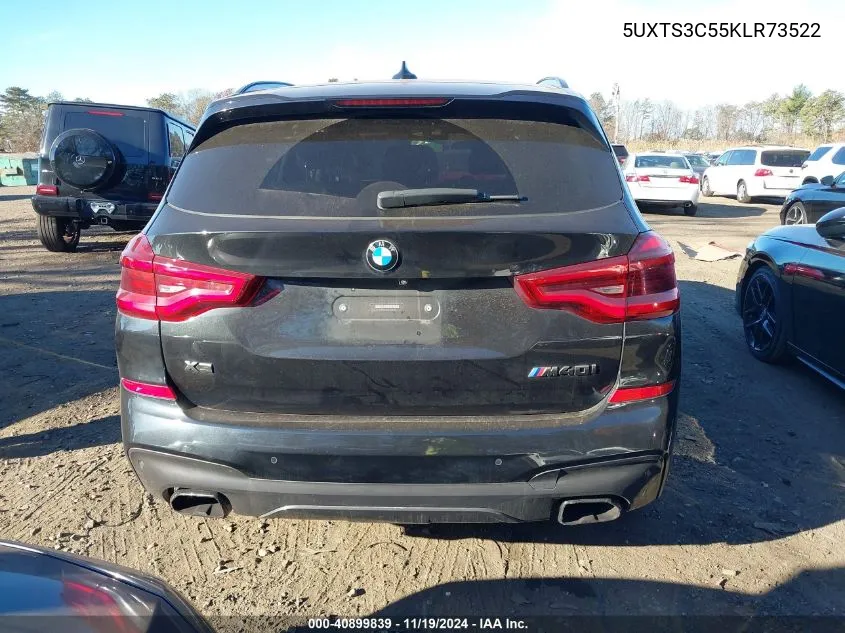 2019 BMW X3 M40I VIN: 5UXTS3C55KLR73522 Lot: 40899839