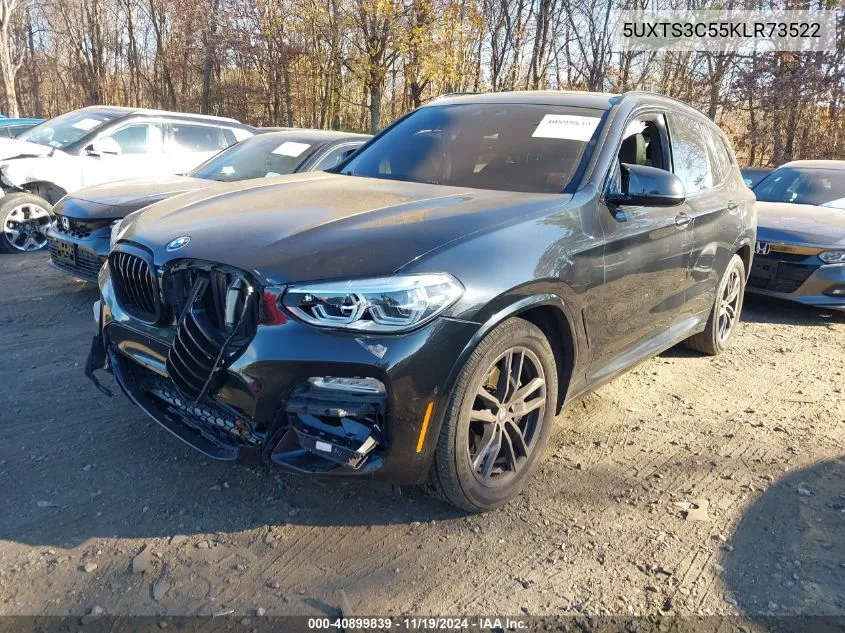 2019 BMW X3 M40I VIN: 5UXTS3C55KLR73522 Lot: 40899839