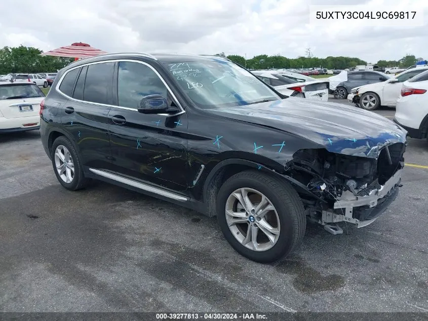 5UXTY3C04L9C69817 2020 BMW X3 Sdrive30I