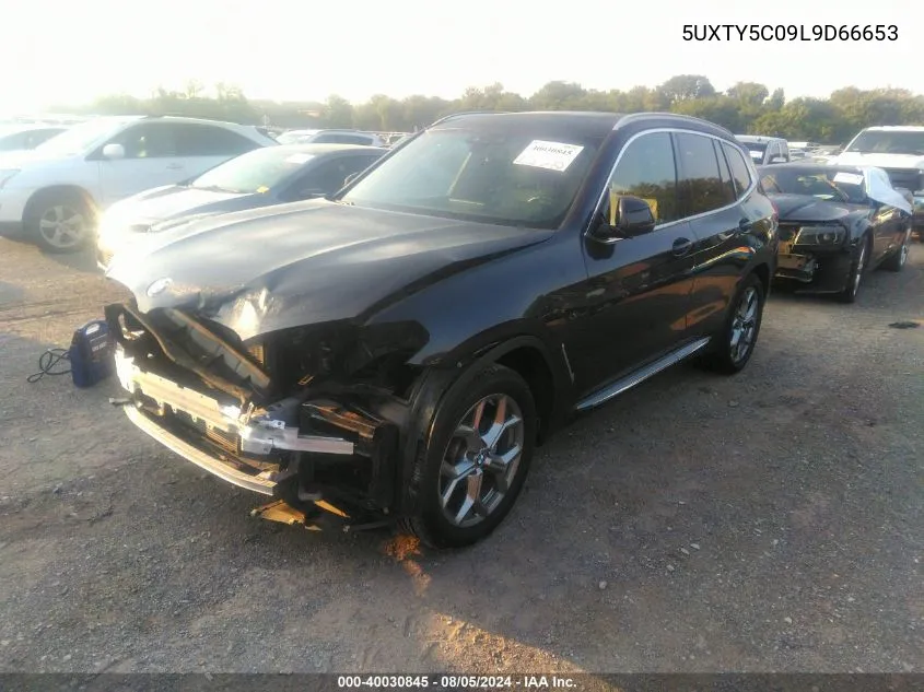 5UXTY5C09L9D66653 2020 BMW X3 xDrive30I