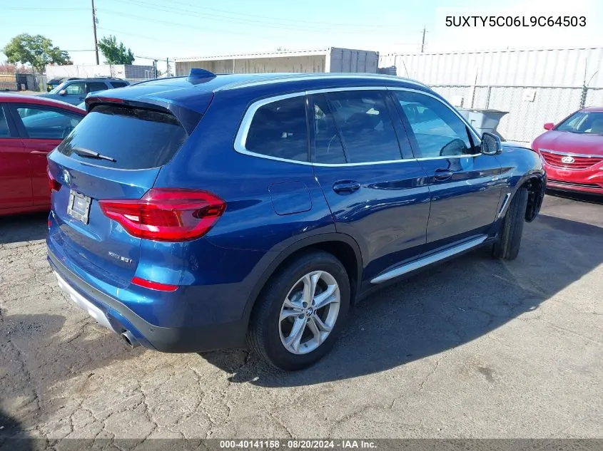 5UXTY5C06L9C64503 2020 BMW X3 xDrive30I