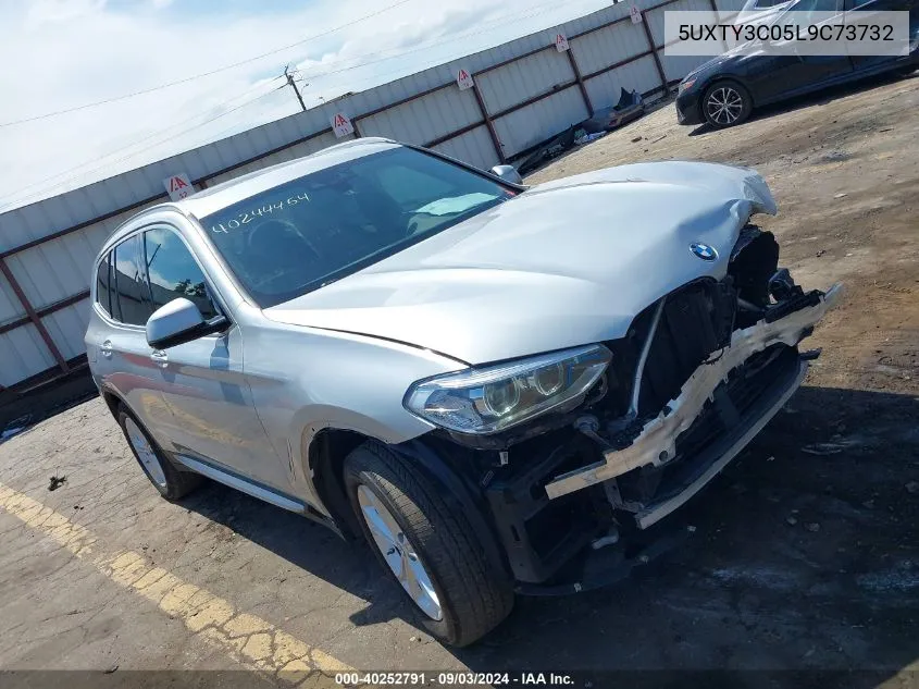 2020 BMW X3 Sdrive30I VIN: 5UXTY3C05L9C73732 Lot: 40252791