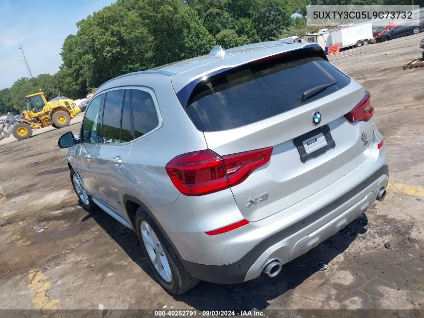 5UXTY3C05L9C73732 2020 BMW X3 Sdrive30I