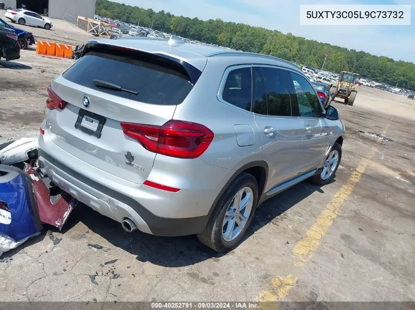 2020 BMW X3 Sdrive30I VIN: 5UXTY3C05L9C73732 Lot: 40252791