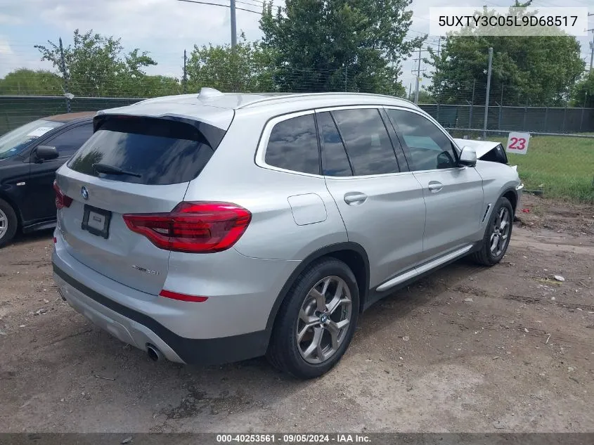 2020 BMW X3 Sdrive30I VIN: 5UXTY3C05L9D68517 Lot: 40253561