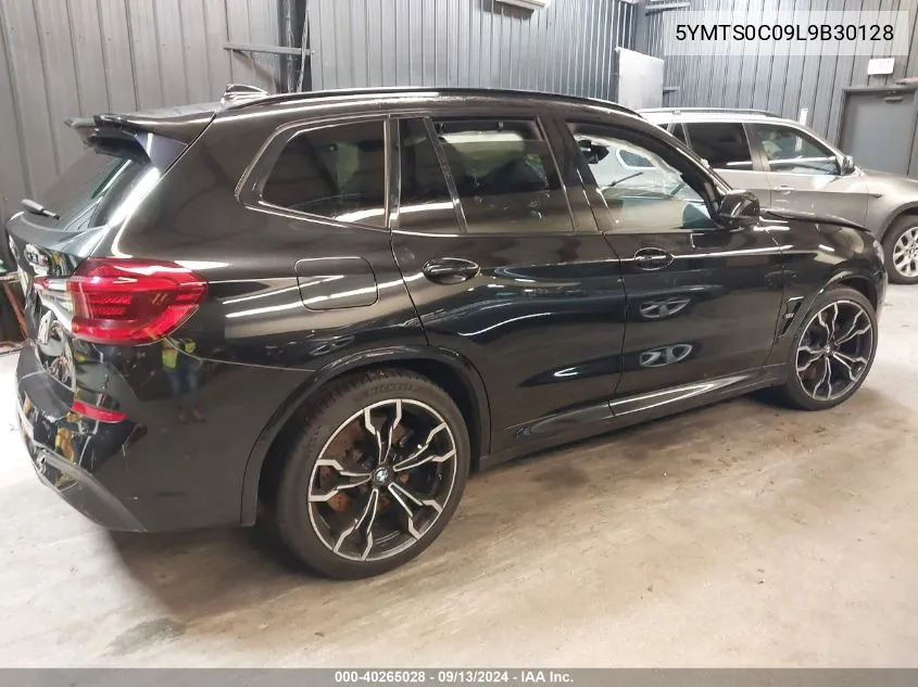 2020 BMW X3 M Competition VIN: 5YMTS0C09L9B30128 Lot: 40265028