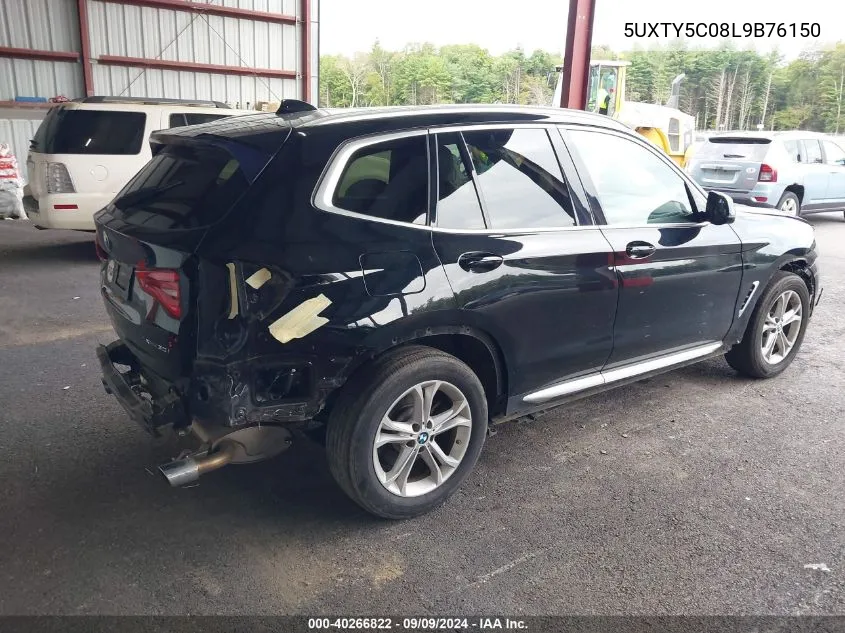 5UXTY5C08L9B76150 2020 BMW X3 xDrive30I