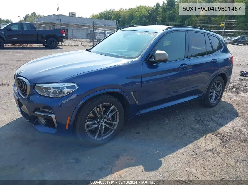 2020 BMW X3 M40I VIN: 5UXTY9C04L9B01467 Lot: 40331781