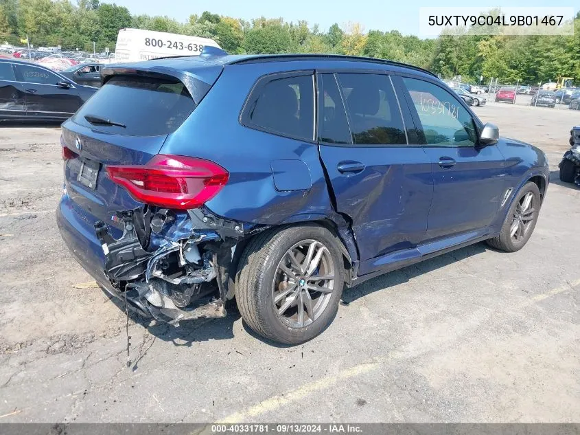 2020 BMW X3 M40I VIN: 5UXTY9C04L9B01467 Lot: 40331781