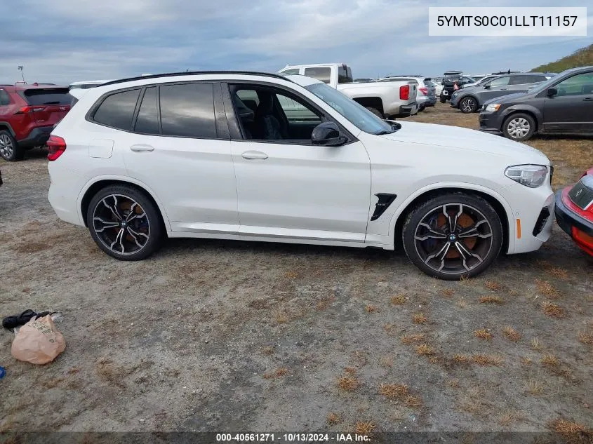 5YMTS0C01LLT11157 2020 BMW X3 M Competition