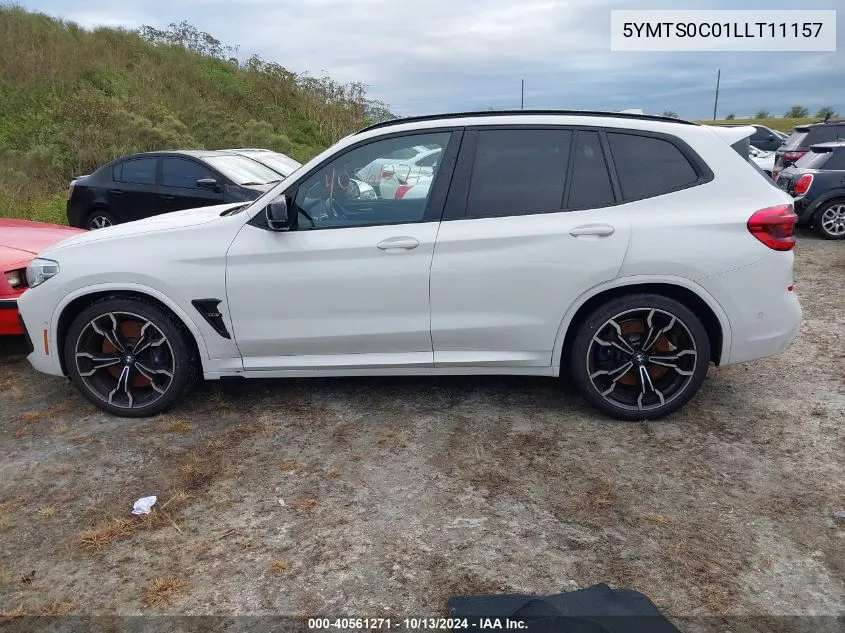 5YMTS0C01LLT11157 2020 BMW X3 M Competition