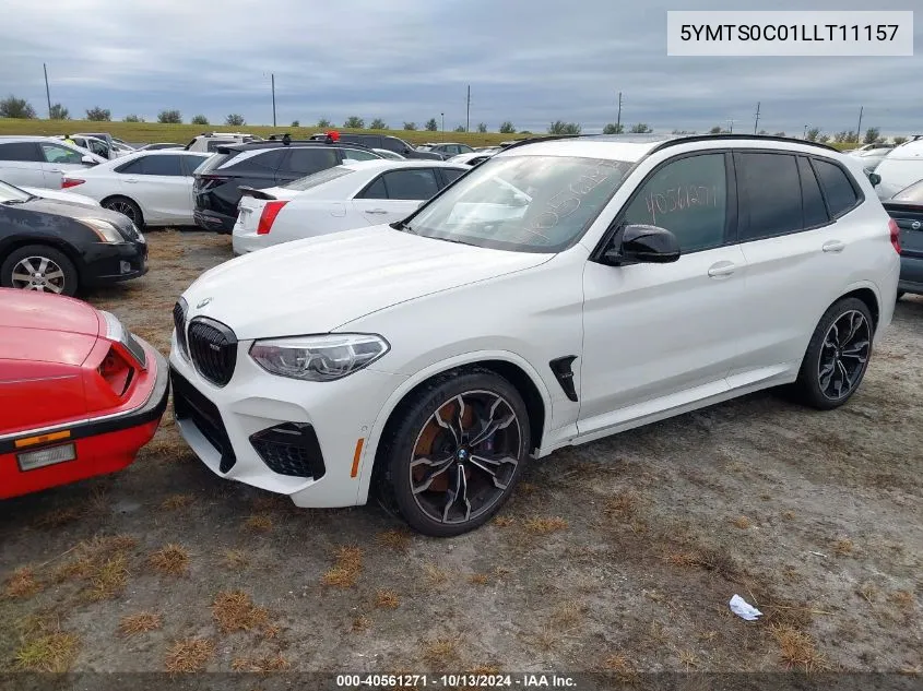 5YMTS0C01LLT11157 2020 BMW X3 M Competition