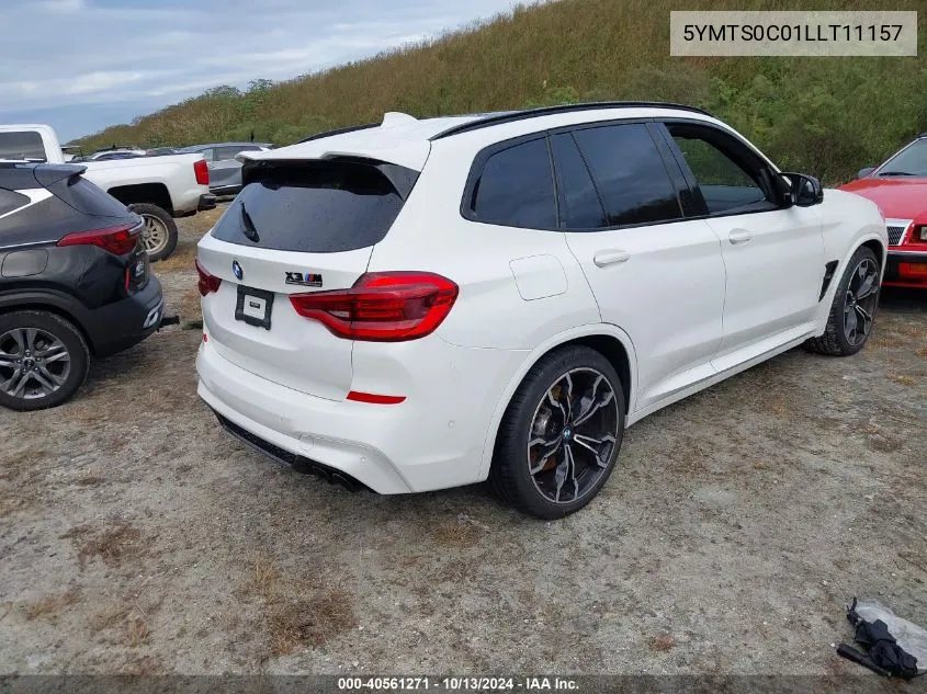 5YMTS0C01LLT11157 2020 BMW X3 M Competition