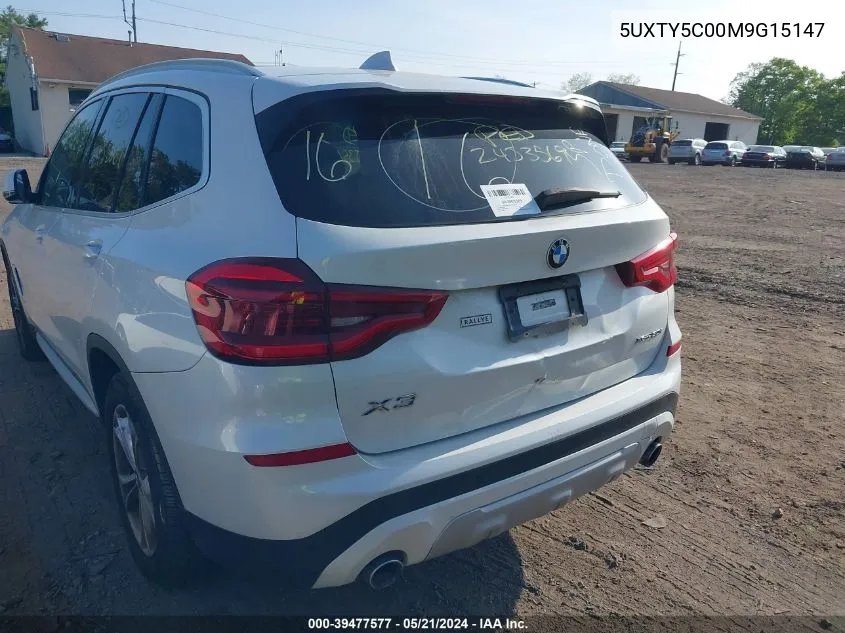 5UXTY5C00M9G15147 2021 BMW X3 xDrive30I