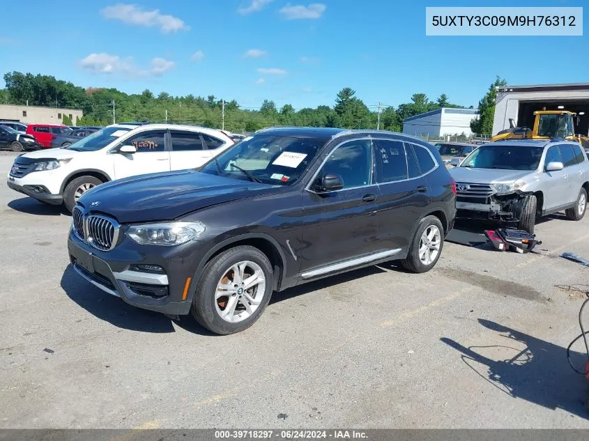 2021 BMW X3 Sdrive30I VIN: 5UXTY3C09M9H76312 Lot: 39718297